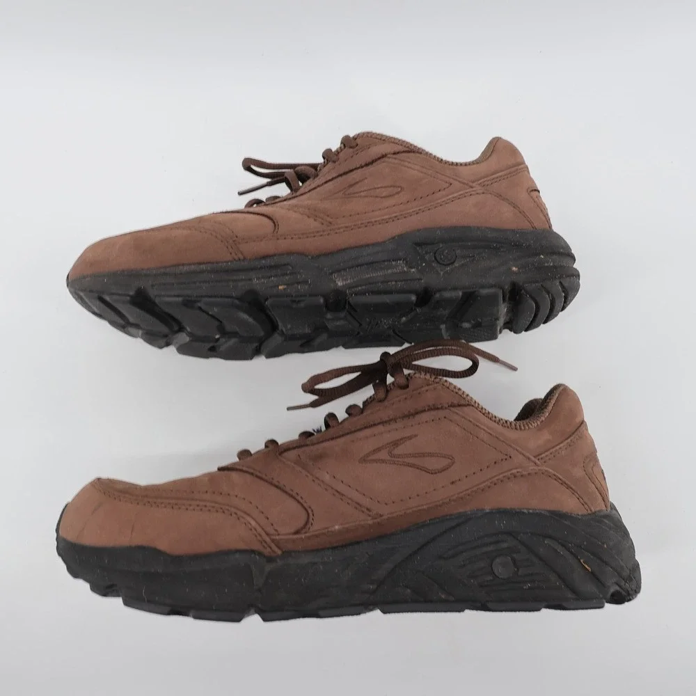 Brooks Addiction Walker Nubuck‎ Walking Shoes Brown Mens 9.5